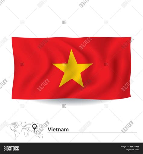 Flag Vietnam - Vector Vector & Photo (Free Trial) | Bigstock