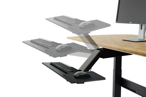 KT2 Ergonomic Under-Desk Adjustable Height & Angle Sit to Stand Up ...