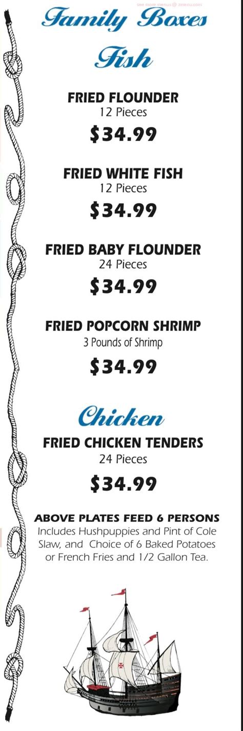 Menu at Mayflower Seafood Restaurant, Danville