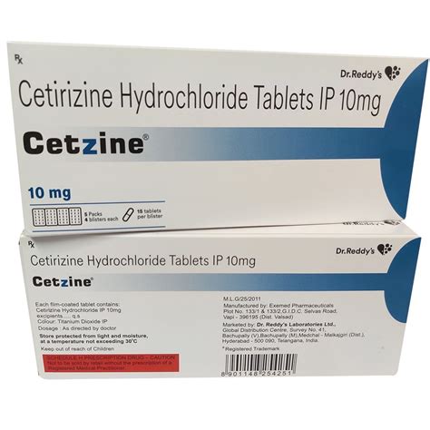 10 MG Cetirizine Hydrochloride Tablets IP at Rs 450/box | Chandni Chowk ...