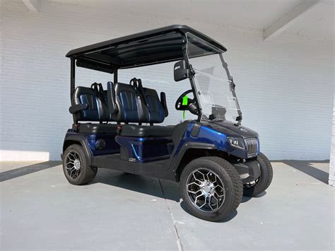 Blue Evolution D5 Ranger Lithium Golf Cart Forward Facing | Golf Carts ...