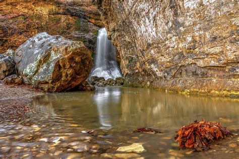 Ozark Mountain Eden Falls In Lost Valley Arkansas Photograph by Gregory Ballos - Fine Art America