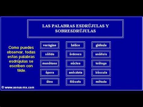 Vueltas y vueltas Sano nadar regla ortografica de las esdrujulas ...