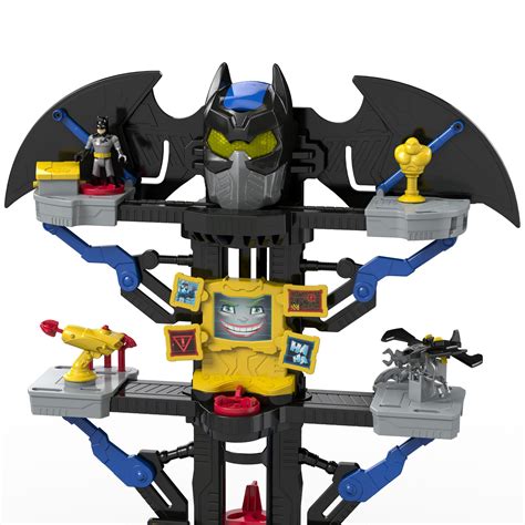 NEW Imaginext Multi Color DC Super Friends Transforming Batcave By Fisher-Price | eBay