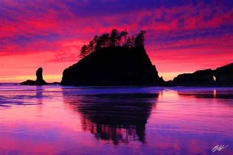 B205 Sunset Second Beach, Olympic National Park, Washington | Randall J ...