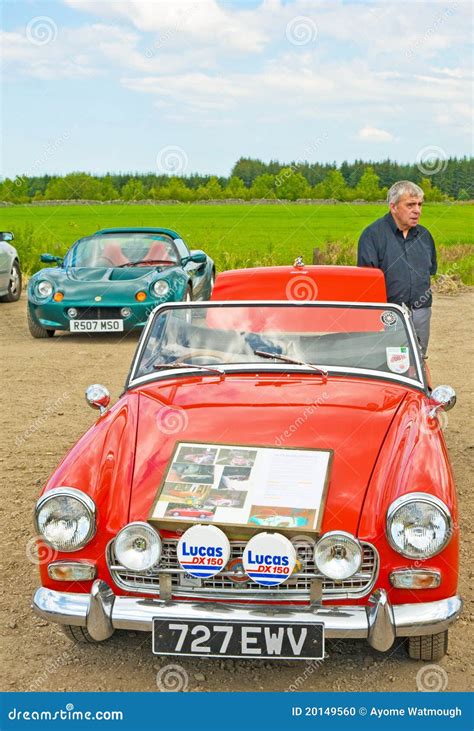 Austin Healey Sprite at Rally in Inverness. Editorial Image - Image of condition, healey: 20149560