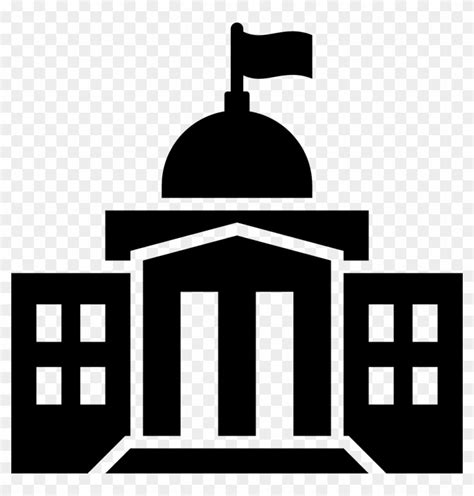 Icon-government - Government Black And White, HD Png Download ...