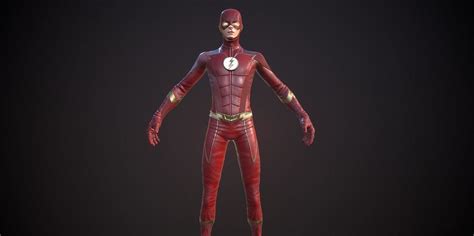 The Flash Character 3D model | CGTrader