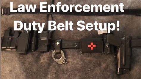 Duty Belt Setup - YouTube