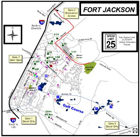 Fort Jackson South Carolina Map - Maps For You