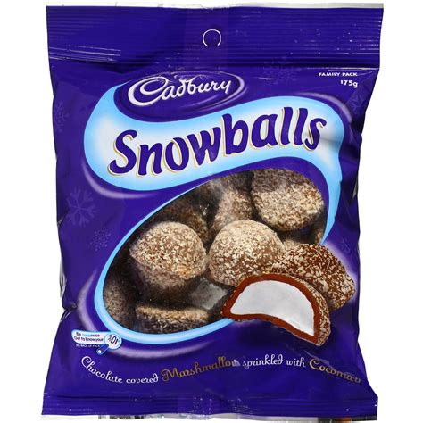 Cadbury Snowballs Family 175g Bag – Gluten Free Products of Australia