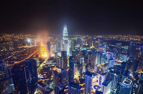 Free Images : skyline, night, city, skyscraper, cityscape, downtown, evening, asia, landmark ...