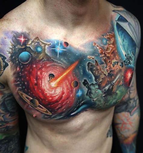 25 Stunning Galaxy Tattoo Ideas With Meaning: Latest Designs - Worldwide Tattoo & Piercing Blog