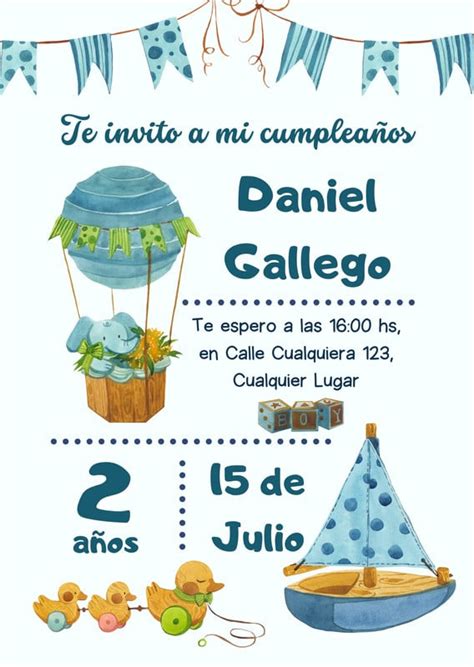 Plantillas de invitaciones al 80 cumpleaños | Canva