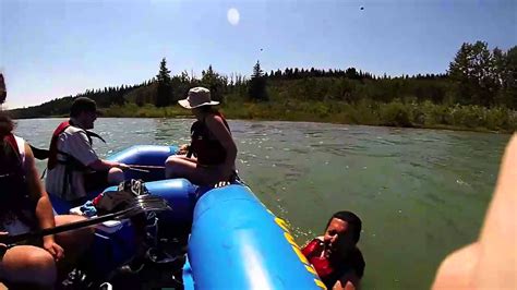 Rafting the Bow River in Alberta - YouTube