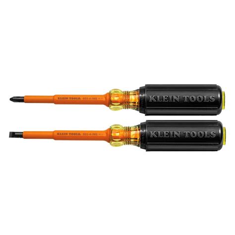 Klein Tools® 33532-INS - 2 Pcs. Cushion-Grip Insulated Screwdriver Set - TOOLSiD.com