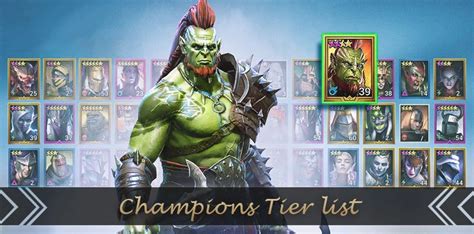 Tier list RAID: Shadow Legends of the best champions! - JeuMobi.com