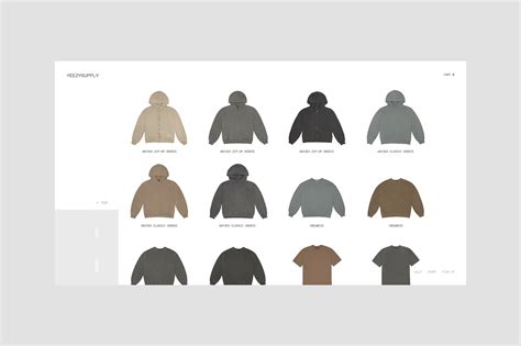 Yeezy Supply - Web Design on Behance