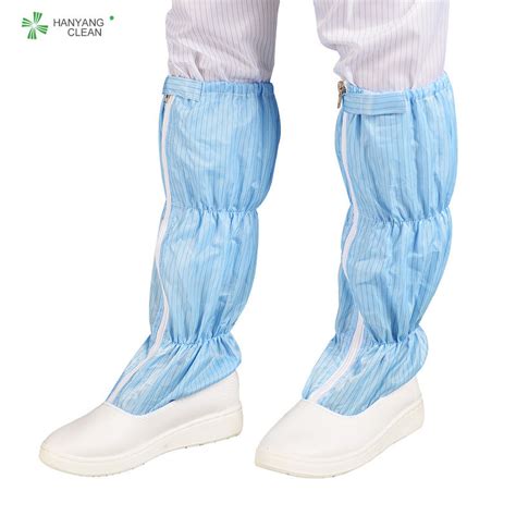 Pharmaceutical clean room reusable and washable blue stripe shoes soft ...