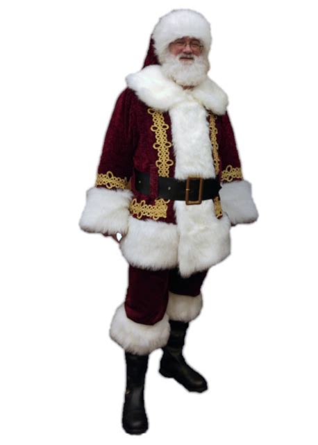 Custom Professional Santa Claus Wardrobe | Traditional Style Suit