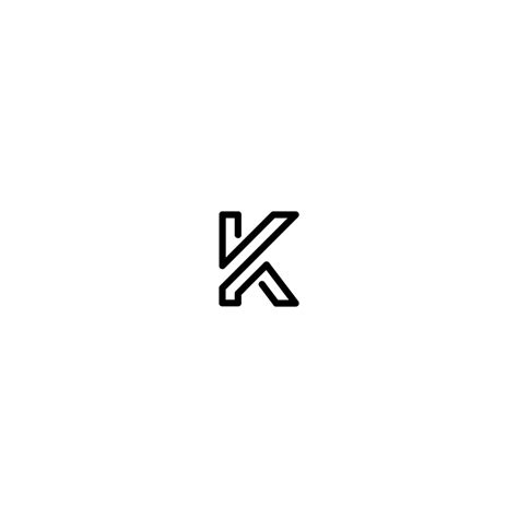 Letter K monogram | Letter logo design, Branding design logo, Monogram logo