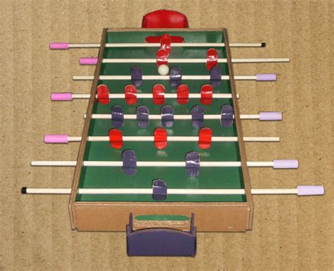 A Foosball Table Made Almost Entirely from Cardboard | Make: