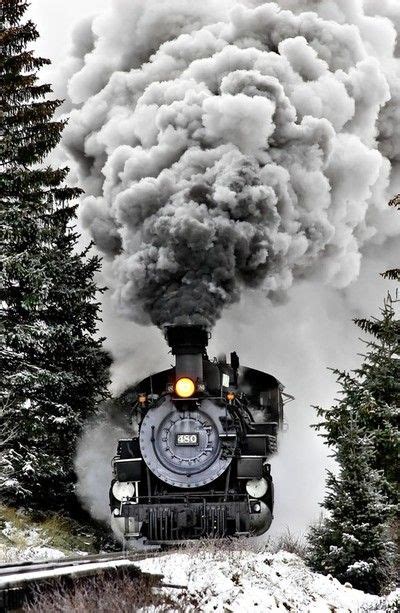 Gray Duck Steam Train in Winter | Steam trains, Train, Steam engine