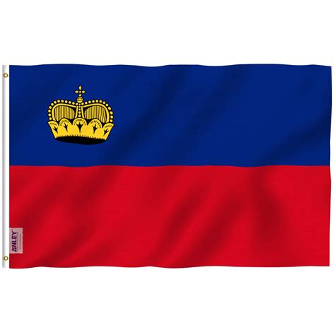 Fly Breeze Liechtenstein Flag 3x5 Foot - Anley Flags
