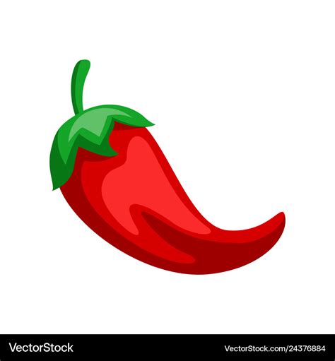 Red chili pepper Royalty Free Vector Image - VectorStock