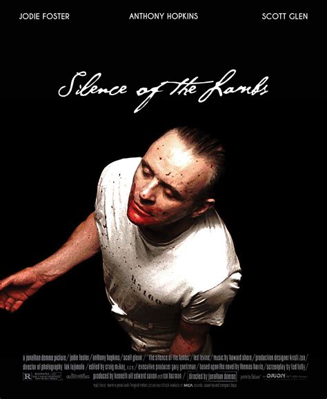 Alternate Silence of the Lambs Movie Poster on Behance