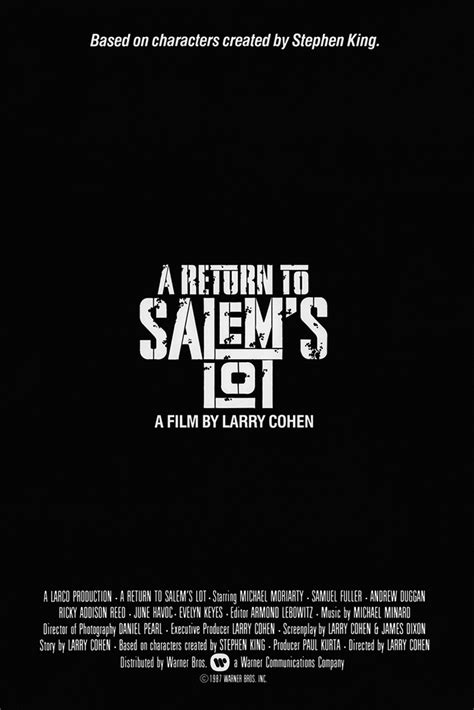 A Return to Salem's Lot (1987)