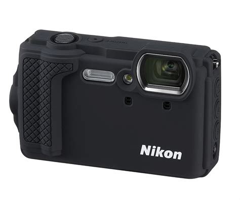 Nikon Coolpix W300 Waterproof Underwater Digital Camera with TFT LCD - Black/ Orange - Online at ...