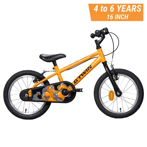 Buy Kids Cycle Robot 2.0 4- 6 years (16inch) - Orange Online | Decathlon