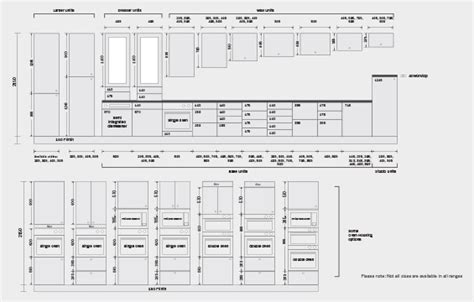 Standard Kitchen Cabinet Sizes Chart Pdf | Wow Blog