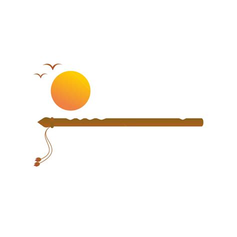 Krishna Bansuri Sun Logo Vector, Krishna Bansuri Vector Art, Religous Logo Icon Clipart ...