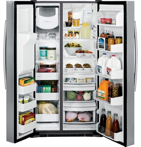 Customer Reviews: GE Profile Series 28.4 Cu. Ft. Side-by-Side Refrigerator with Thru-the-Door ...