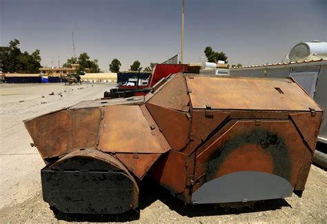 ISIS carried out suicide attacks with these makeshift armored cars