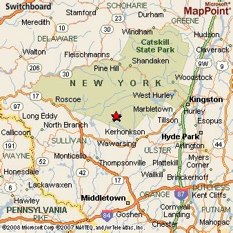 Where is Grahamsville, New York? see area map & more