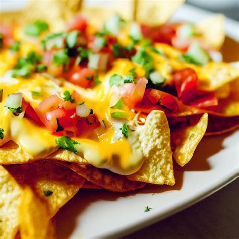 Premium Photo | Delicious mexican nachos cheesy texmex nachos with cheese