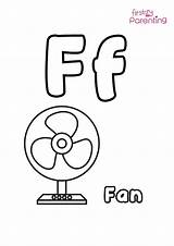 Fan Coloring Page sketch template