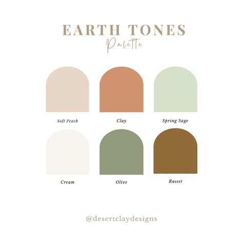 Earth Tones Palette – Desert Clay Designs