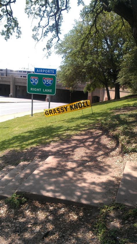 Some witnesses claimed they heard shots coming from the grassy knoll near where John F. Kennedy ...