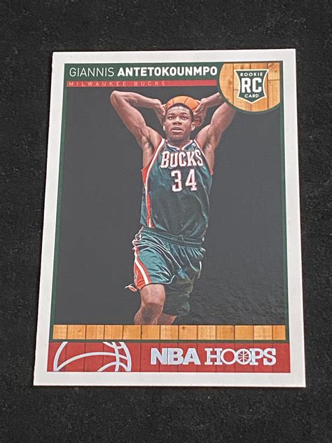 Lot - (Mint) 2013-14 Panini NBA Hoops Giannis Antetokounmpo Rookie #275 ...