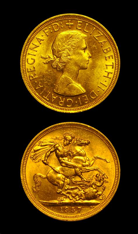 1957-British-Sovereign-Gold – KMS Coin