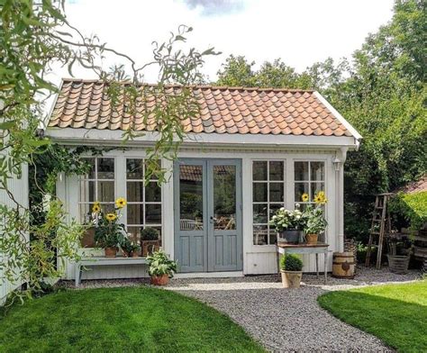 Pin by Janine on Cottage Garden Sheds | Cottage garden sheds, Cottage garden, Backyard sheds