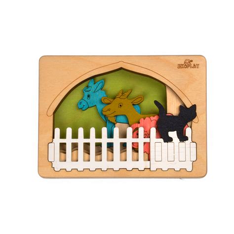 Buy Wooden Farm Animal Puzzle Board - SkilloToys.com