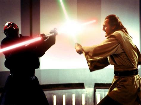 Star Wars I: Qui-gon Jinn & Darth Maul. (Liam Neeson & Ray Park). | films/shows | Pinterest ...