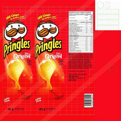 Pringles Potato Chips Can 3D Model $29 - .ma .max .c4d .3ds .obj - Free3D