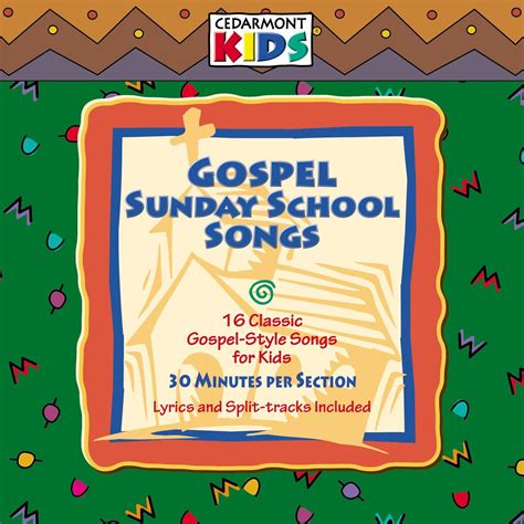 Gospel Sunday School Songs: 15 Classic Gospel-Style Songs for Kids (Audiobook) - Walmart.com ...