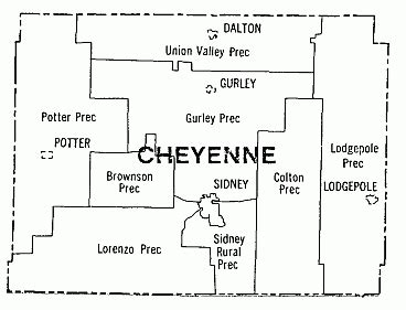 Cheyenne County, NEGENWEB: Maps